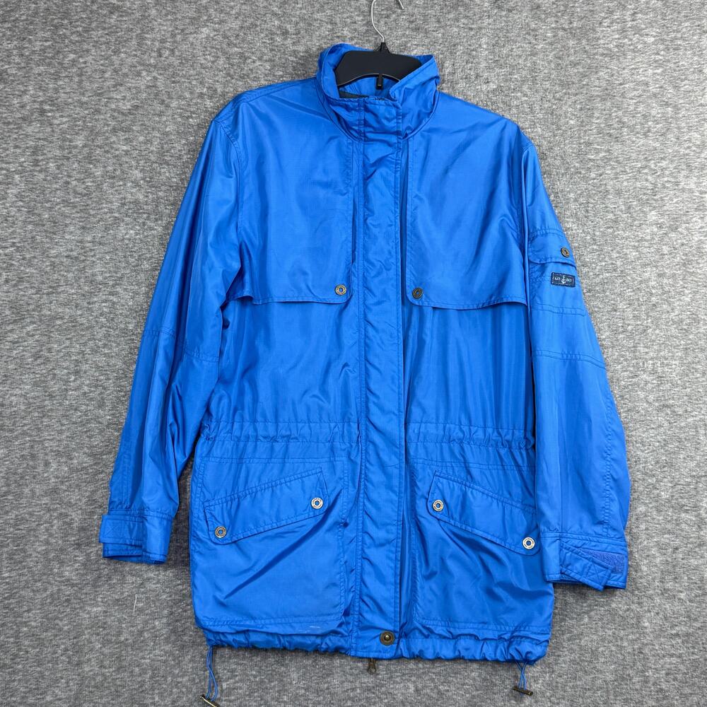 Vintage Ralph Lauren Naval Supply Company M Womens Jacket Blue Lightweight Zip